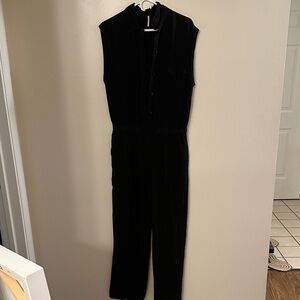 Black Sleeveless Jumpsuit
